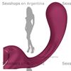 G for Goddess 2 (Wine Red) Estimulador de punto G con carga USB